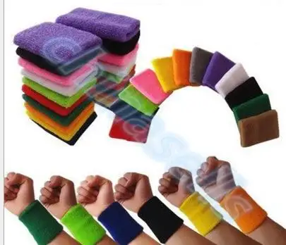 1 Cái Thể Thao Thấm Mồ Hôi Bông 15*8Cm Terry Vải Cổ Tay Mồ Hôi Ban Nhạc Bóng Thể Dục Bóng Rổ Dây Quấn Cổ Tay tấm Bảo Vệ