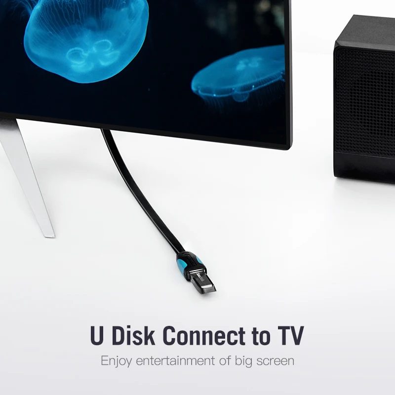Chính Hãng Vention USB To USB USB 3.0 2.0 Với Sợi Dây Cáp Nối Dài USB 3.0 Dữ Liệu Dây Cho Smart TV PC SSD USB 2.0 Cáp Nối Dài