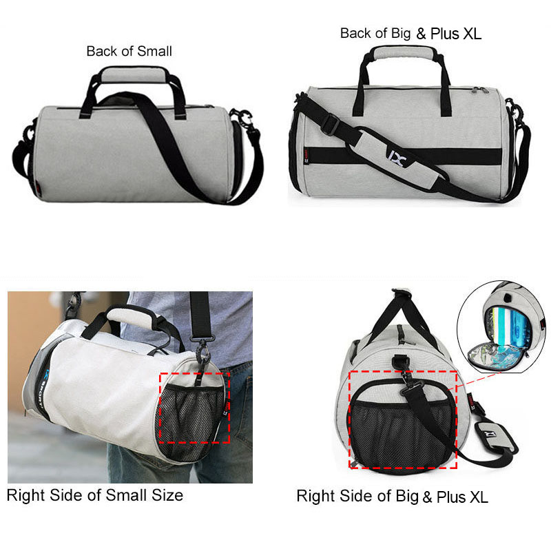 Bolsa De gimnasio para hombre, bolsa seca y húmeda para Yoga, entrenamiento para mujeres, bolsa De viaje, deporte, natación al aire libre, zapatos De mujer, bolsos De hombro para el fin De semana