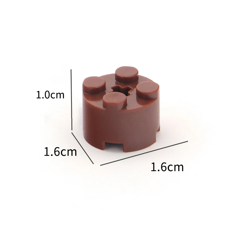 Bộ 50 Tự Làm Các Khối Xây Dựng Dày Hình Viên Gạch Xi Lanh 2x2Dots Giáo Dục Sáng Tạo Kích Thước Tương Thích Với 6143 Đồ Chơi Dành Cho Trẻ Em