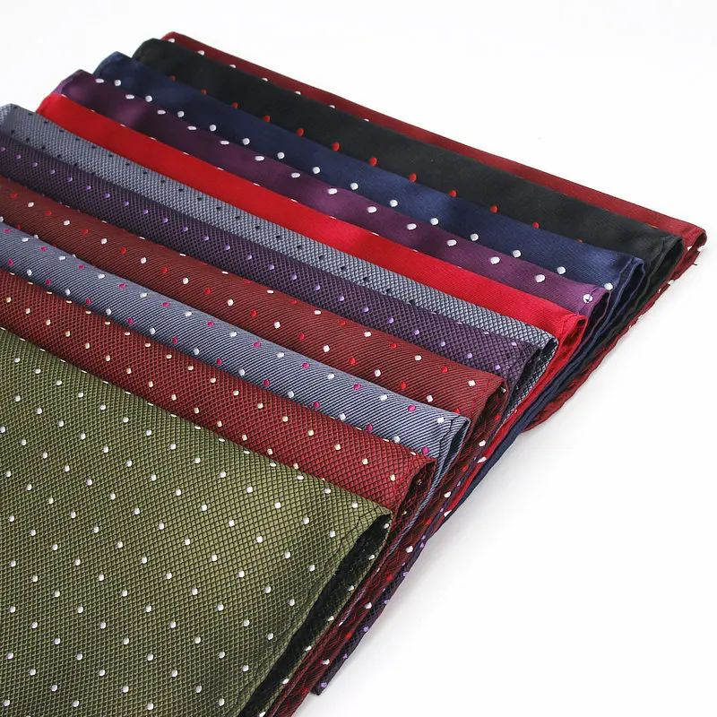 Lenço quadrado com bolso para homens, clássico, moda para negócios, acessórios de toalha, azul marinho