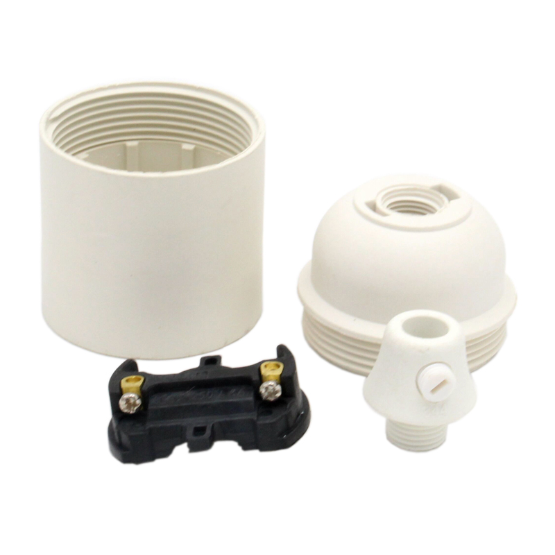 10 Stück 50 Stück CE E27 Bakelit Kunststoff Lampenfassung mit Gewinde Edison Glühbirne Sockel Anhänger Leuchten