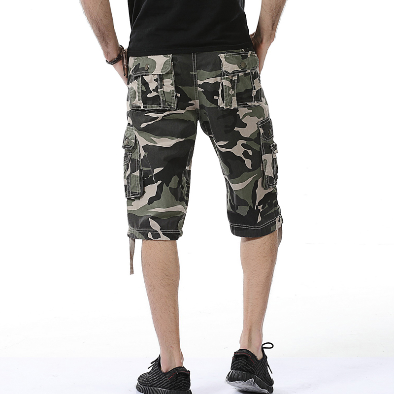 2024 sommer Military Camo Cargo-Shorts Mode Camouflage Multi-Tasche Homme Armee Casual Shorts Bermudas Masculina Plus größe 40
