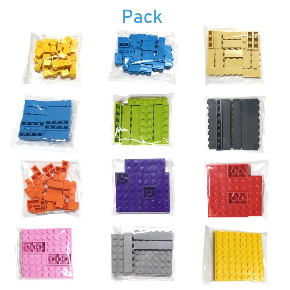 40 Chiếc DIY Khối Xây Dựng Dày Hình Viên Gạch 2X4 Chấm Giáo Dục Sáng Tạo Kích Thước Tương Thích Với 3001 Nhựa Đồ Chơi dành Cho Trẻ Em