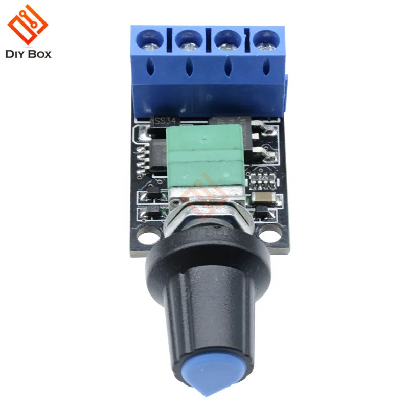 Regulador de velocidad del Motor de CC PWM, controlador de velocidad continuo, regulador LED de atenuación 5V-16V 10A, interruptor de banda de linealidad Ultra alta