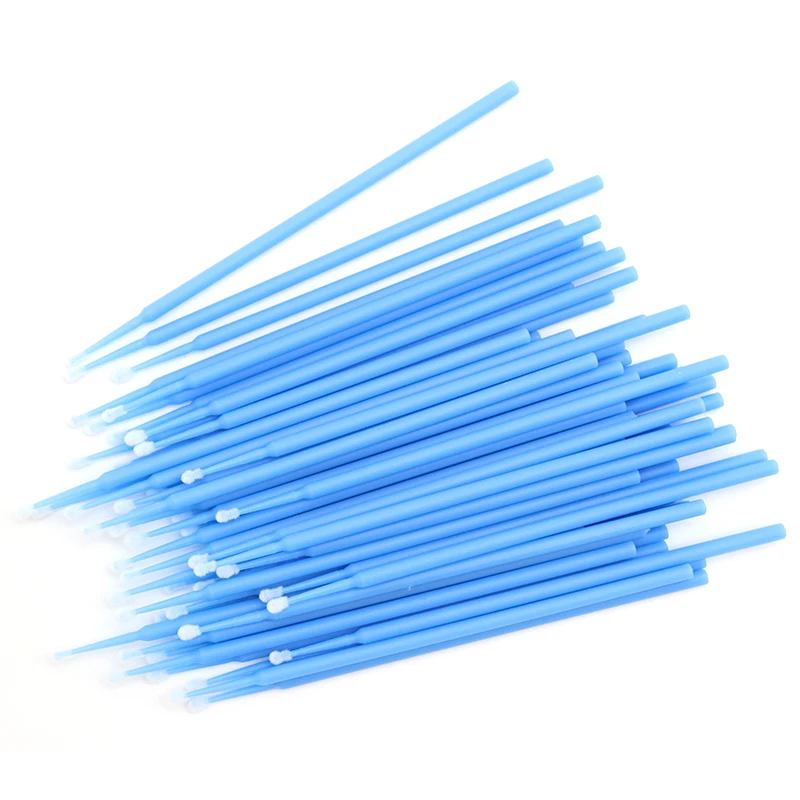 Bộ 100 Cá Nhân Applicators Mi Mascara Cây Đũa Phép Dùng Một Lần Trang Điểm Micro Cọ Cây Nối Mi Dụng Cụ Trang Điểm