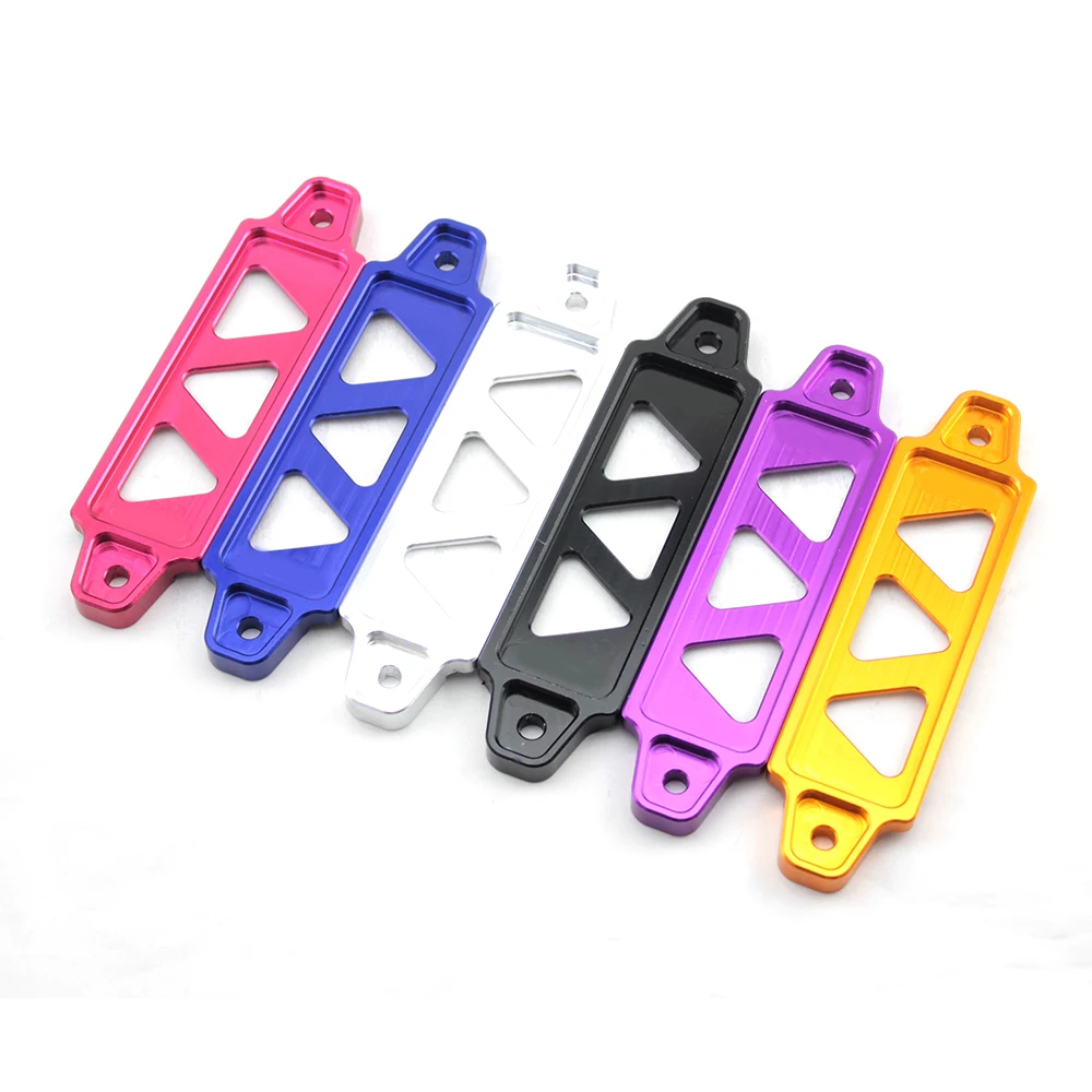 Soporte de sujeción de batería de coche de aleación de aluminio R-EP, soporte de amarre de batería Universal compatible con Honda Civic EK EG 2002-2005