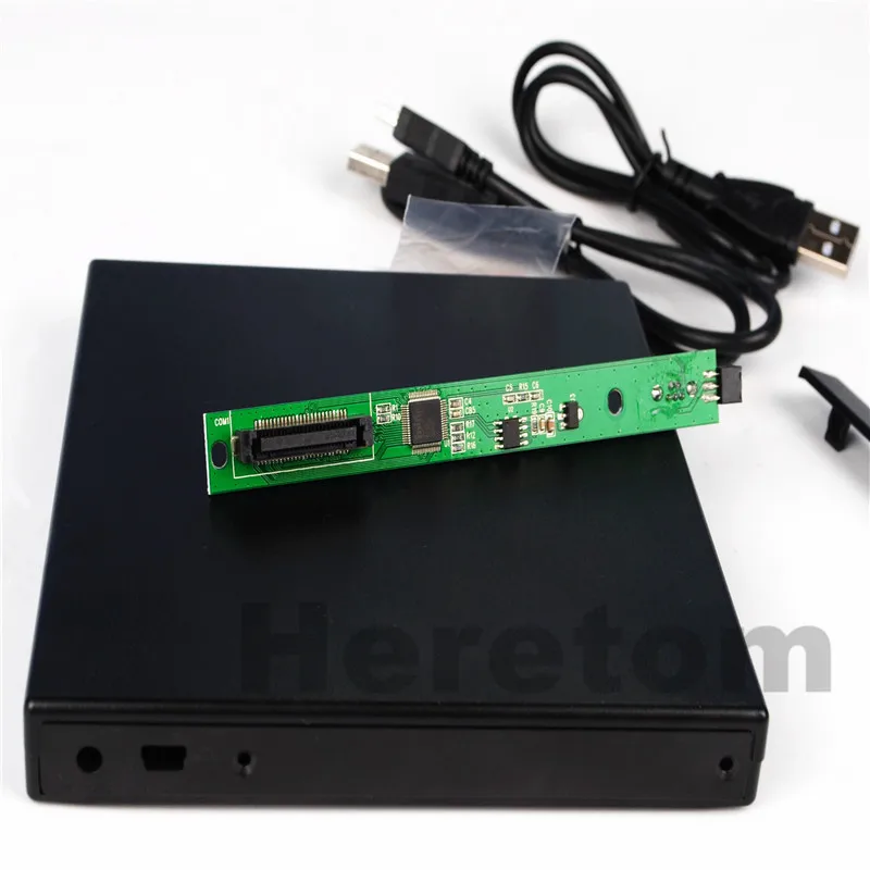 Корпус USB 2.0 DVD/CD-ROM 12,7 мм, внешний корпус оптического привода IDE/PATA-SATA для ноутбука