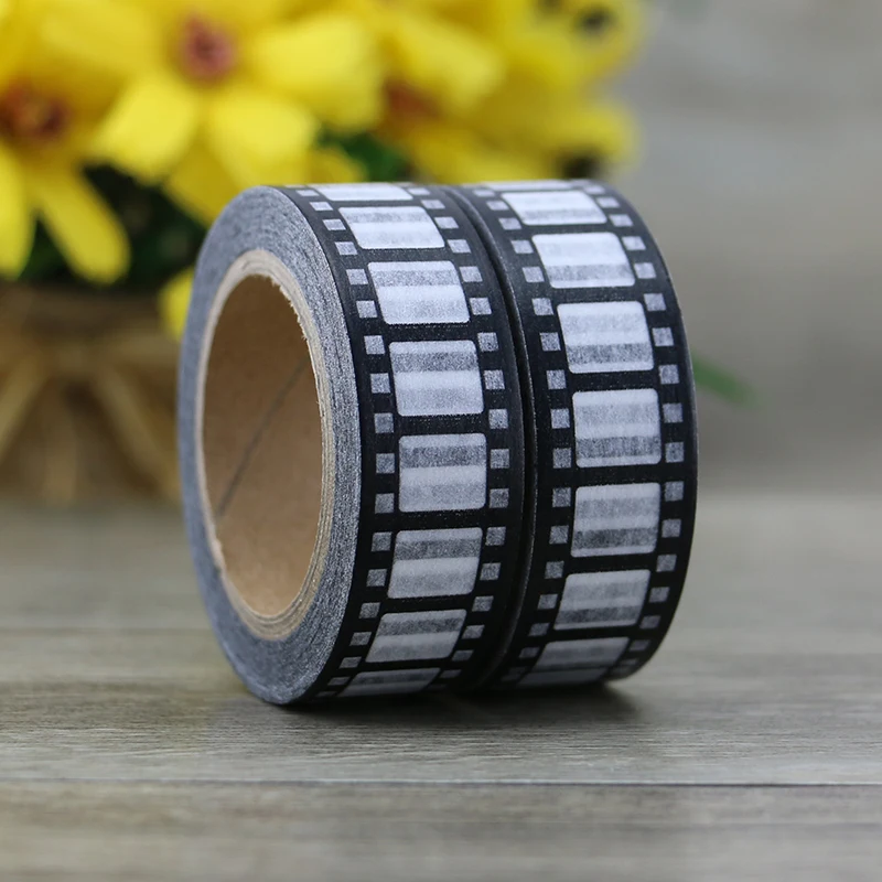 ฟิล์มสไลด์ Washi TAPE Planner กาวเทป DIY Scrapbooking สติกเกอร์ป้ายญี่ปุ่น Masking เทป