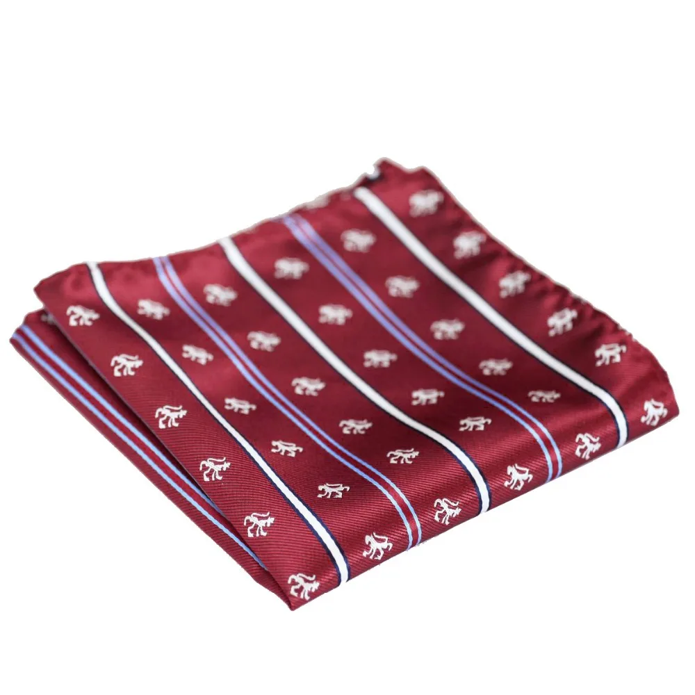 Họa Tiết Kẻ Sọc Đỏ Đỏ Thẫm Màu Xanh Pureple Vàng Trắng Nhiều Màu Nam Hanky Lụa Dạ Nỉ Dệt Miễn Phí Vận Chuyển Túi Vuông