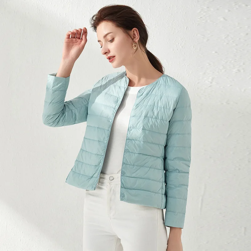 NewBang Siêu Nhẹ Vịt Xuống Nữ Matt Vải Áo Khoác Nhẹ Ấm Áp Nữ Áo Gió Áo Khoác Dù Nữ Xuống Áo Plus Áo Khoác