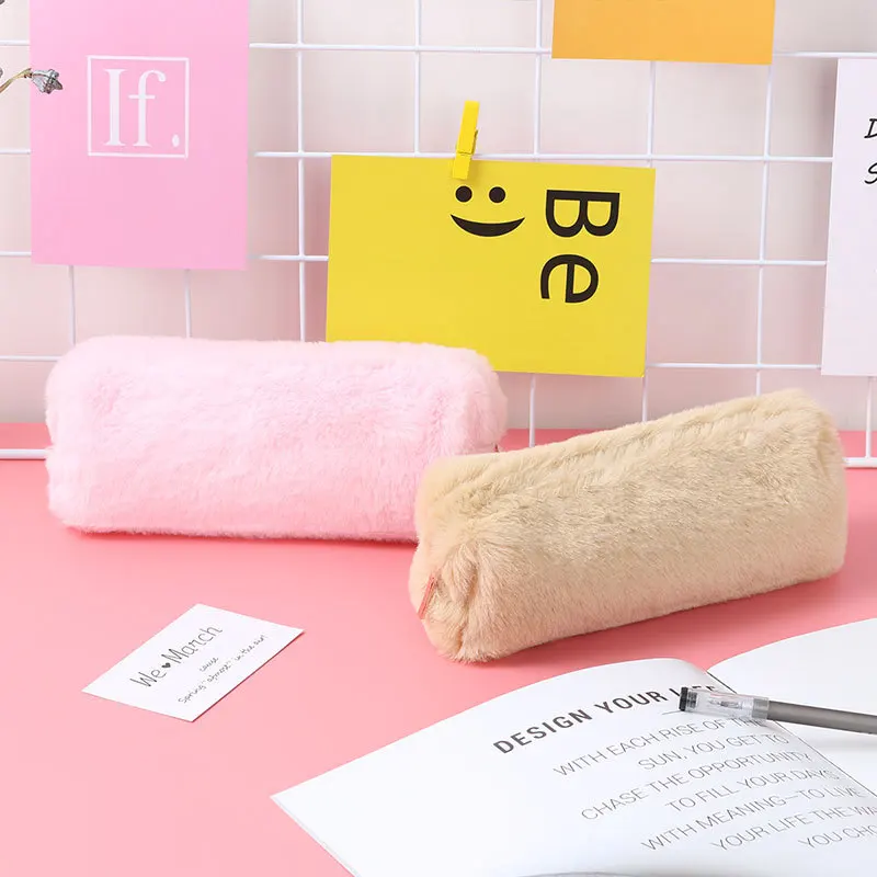Nhiều Màu Sắc Sang Trọng Dễ Thương Đựng Học Văn Phòng Phẩm Pencilcase Kawaii Trường Nữ Sinh Tiếp Liệu Dụng Cụ Chứa Đựng Túi