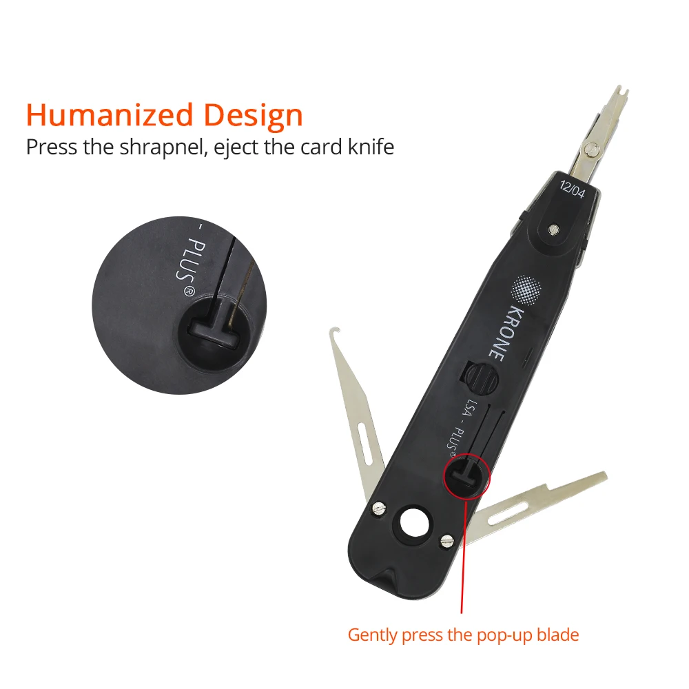 TISHRIC Krone RJ45 Crimper Chuyên Nghiệp LSA-Plus Viễn Thông Điện Thoại Dây Cáp RJ11 Quang Đấm Xuống Dụng Cụ Đóng Đnh Mạng Bộ