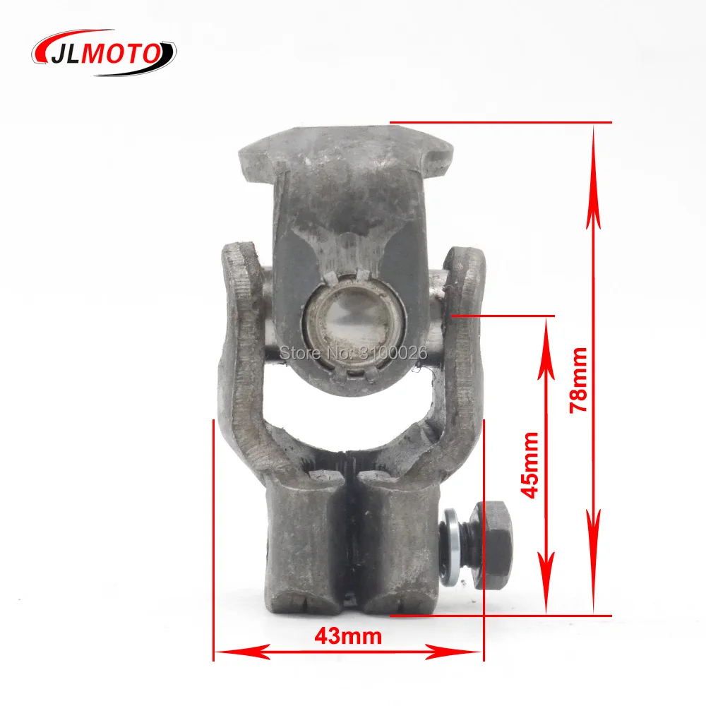 30T 14/15 มม.D Phosphating Universal พวงมาลัย Ball U Joint Fit สําหรับ ATV UTV Go รถกอล์ฟ Buggy Utility Terrain อะไหล่รถยนต์