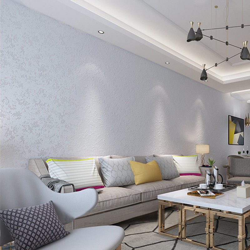 Rollo de papel tapiz 3D Simple y moderno, no tejido, para sala de estar, TV, sofá, dormitorio, revestimiento de pared, decoración del hogar