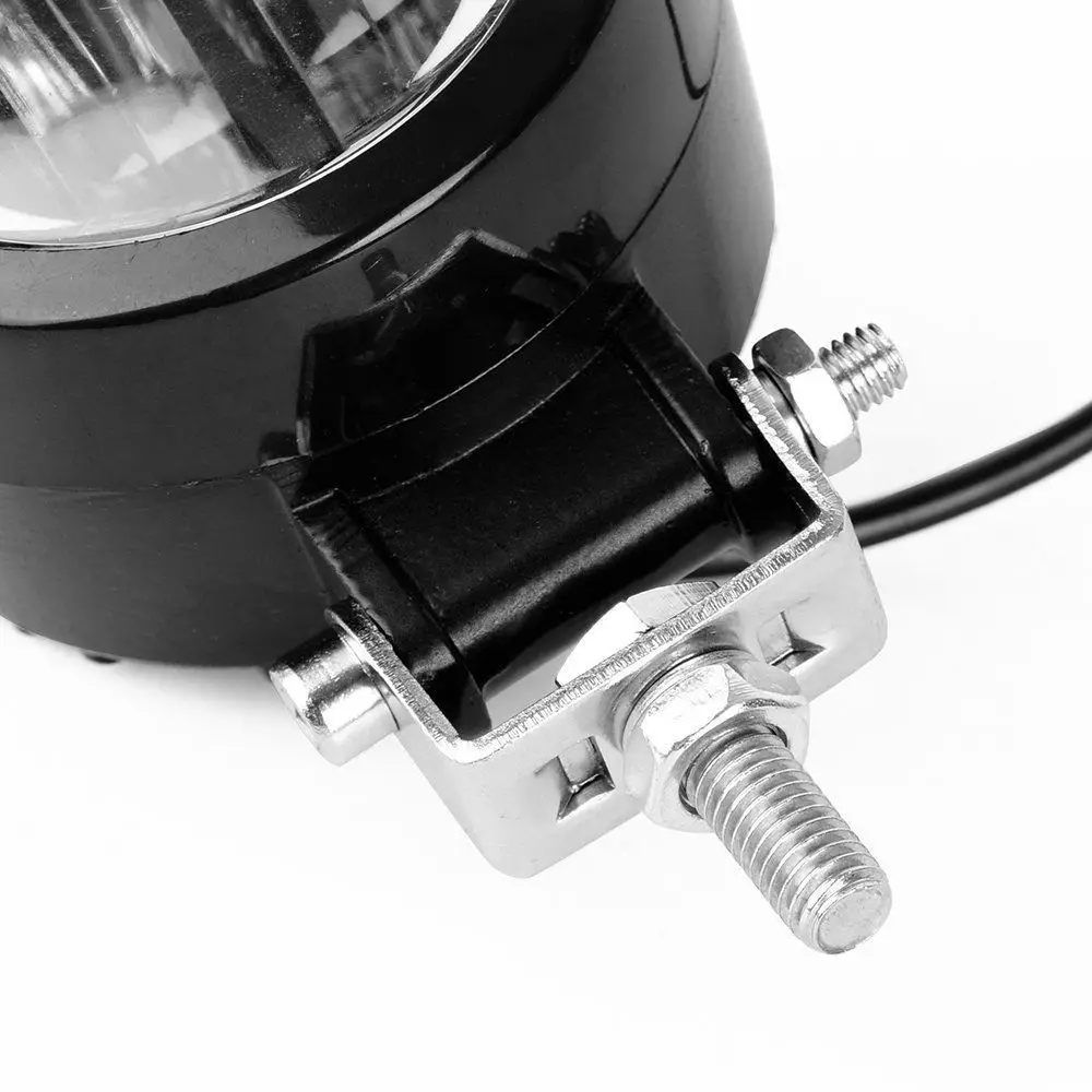 2 Cái/1 12V-80V Chống Nước Tròn Đôi Mắt Thiên Thần Đèn LED Di Động Đèn Trợ Sáng Xe Máy Offroad xe Tải Lái Xe Ô Tô THUYỀN Công Việc Nhẹ