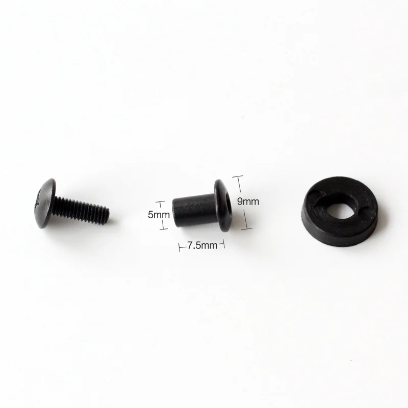 100 Chiếc Tek Lok Bộ Vít Chicago Vít Đi Kèm Với Máy Giặt Cho DIY Kydex Vỏ Bao Da Dụng Cụ Cầm Tay Phần