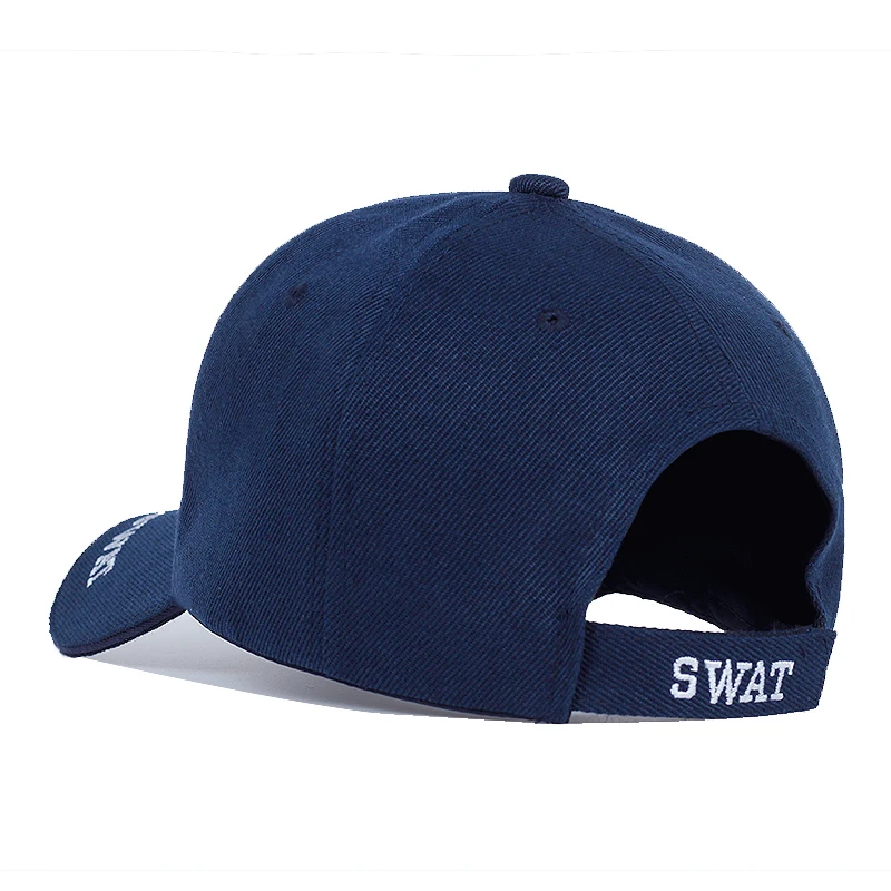 SWAT Army หมวกชายปัก Eagle เบสบอลสีดําหมวก Gorras Para Hombre ผู้หญิง Snapback Bone Masculino หมวกยุทธวิธี
