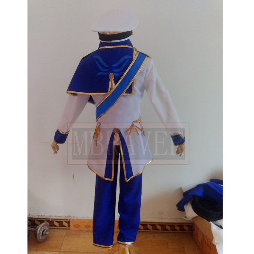 Kostum Cosplay ELSWORD Rena Capt Pakaian Seragam Halloween