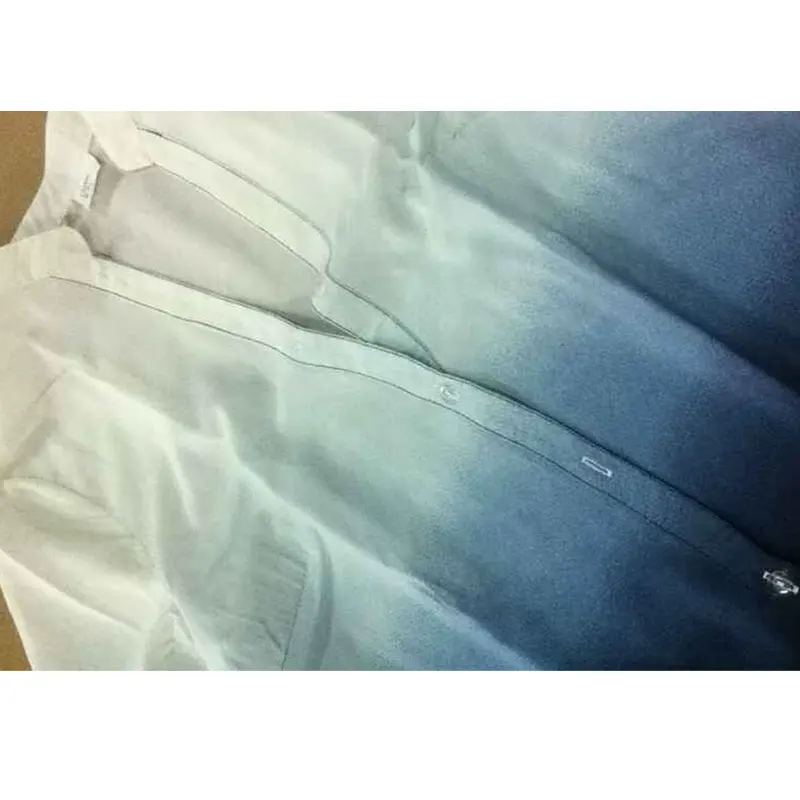 2020 ใหม่มาถึงผู้หญิงเสื้อแฟชั่นผู้หญิงเสื้อแขนยาว V คอ Gradient สีเสื้อลำลอง Streetwear PLUS ขนาดเสื้อ