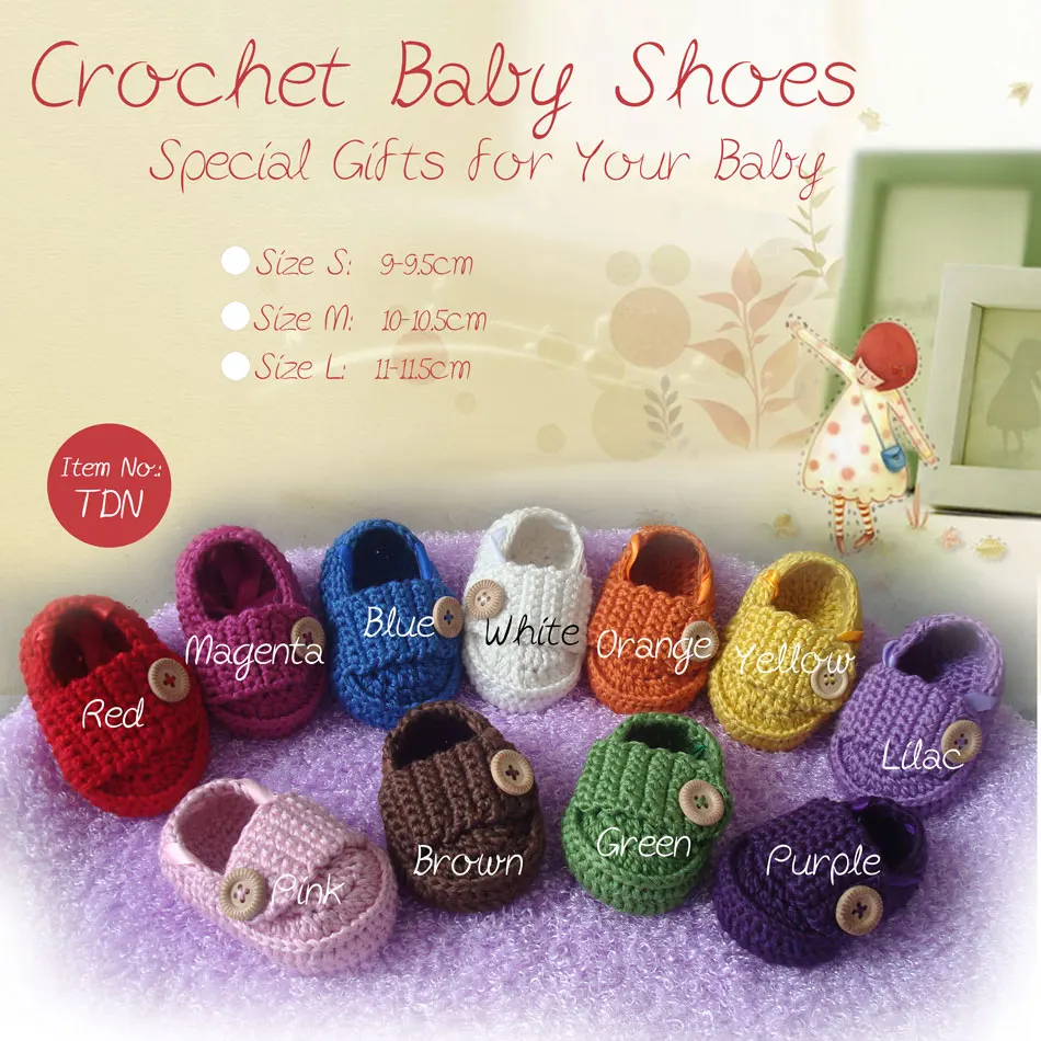 Baby krippe schuhe Neugeborenen Shoes100 % hand häkeln schuhe, 100% baumwolle weich und bequem