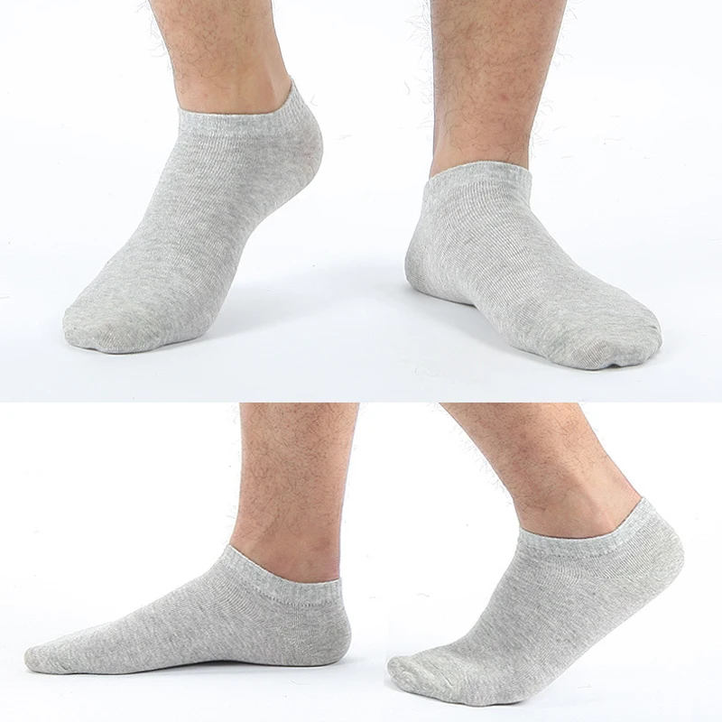 Calcetines de alta calidad para hombre, 10 par/lote, talla grande 42,43,44,45,46,47,48, calcetines de algodón informales transpirables a la moda en blanco y negro para hombre