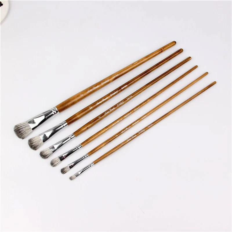 Sóc Tóc Màu Nước Acrylic Cọ Sơn Nghệ Thuật Tiếp Liệu Bộ Vẽ Tranh Bút Lông Nghệ Sĩ Vẽ Tranh Sơn Dầu Cọ