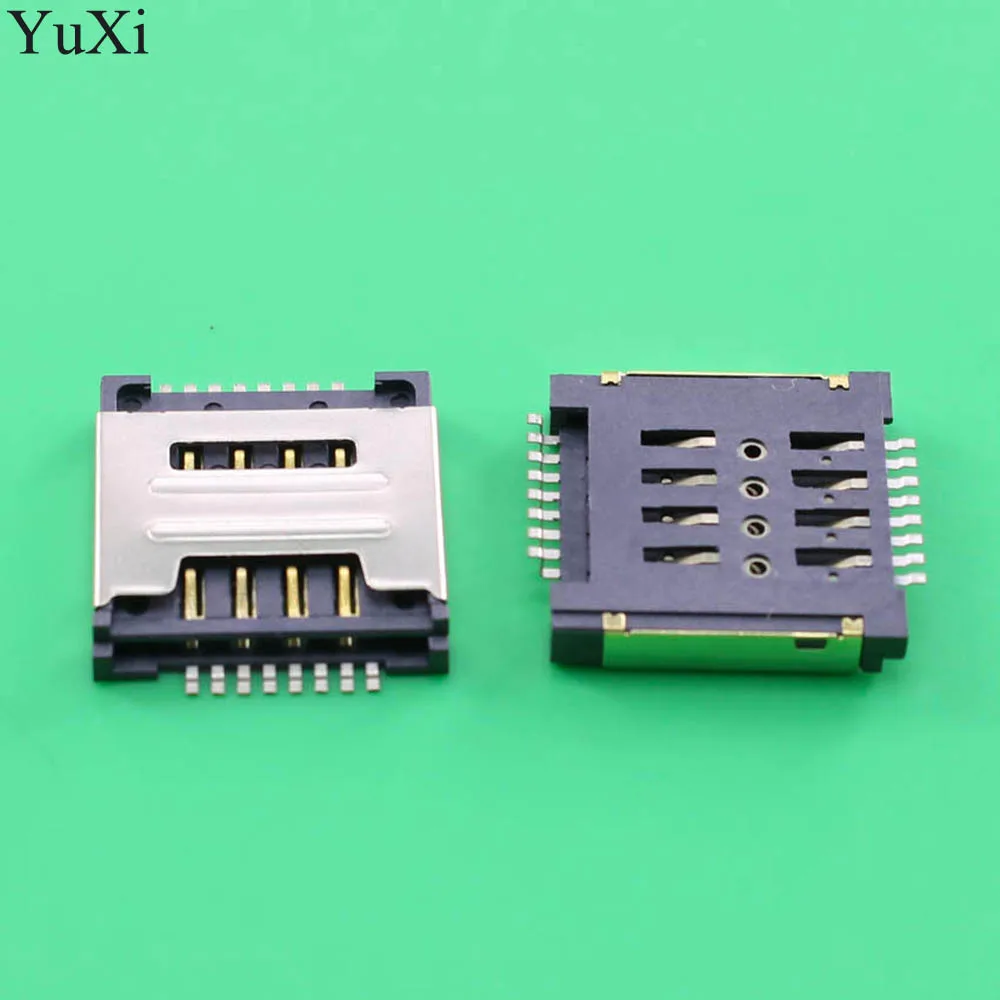 Dual 8P SIM kartenleser buchse stecker ersatz für Huawei Y320 G7300 T00 Y325 y518 g600 g7300 FÜR LENOVO s660 A690e S686