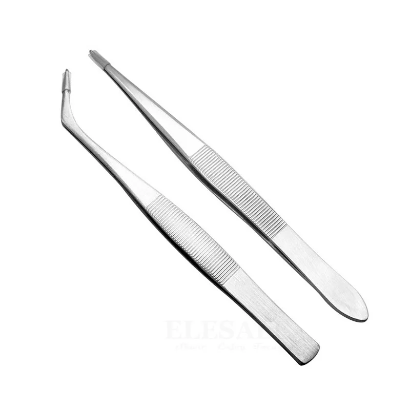 1-5 chiếc Đồng Hồ Thép Nhíp Kẹp Vật Nhỏ Cho Trang Điểm Eyebow Cắt Sơ Cứu Tiếp Liệu Tay Thủ Công điện thoại Sửa Chữa