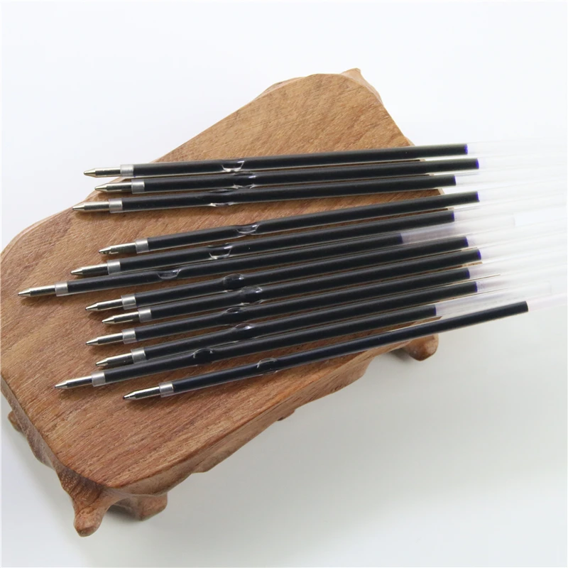 10 Chiếc 0.7Mm Bút Bi Đổ Đen Đỏ Xanh Dương 3 Màu Vật Dụng Văn Phòng Escolar Bút Viết Chất Lượng Cao Mb con Lăn Bút