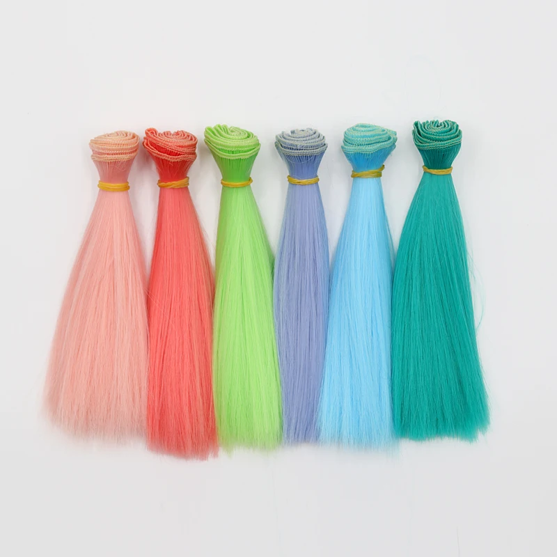 Msiredoll Bjd Tóc Giả 15*100CM Hoặc 20*100CM Hoặc 25*100CM Tóc Búp Bê Dành Cho 1/3 1/4 1/6 Tóc Thẳng Tóc Búp Bê Bjd Tóc Giả Tự Miễn Phí Vận Chuyển