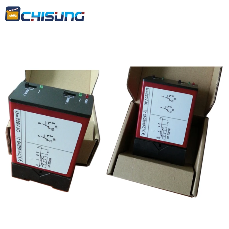 Detector de bucle inductivo para vehículos Sensor de un solo canal