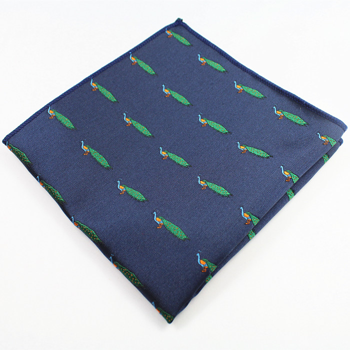Guslesonニューデザイン紳士スタイルクリエイティブアニマルクリスマスハンカチメンズスーツポケットスクエアウェディングハンキーチェストタオル