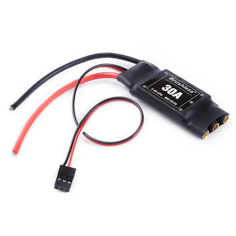 XXD Brushless 30A ESC 2-4S Electric Speed Controller 5V 2A BEC สําหรับ Rc Multicopter เฮลิคอปเตอร์เครื่องบิน