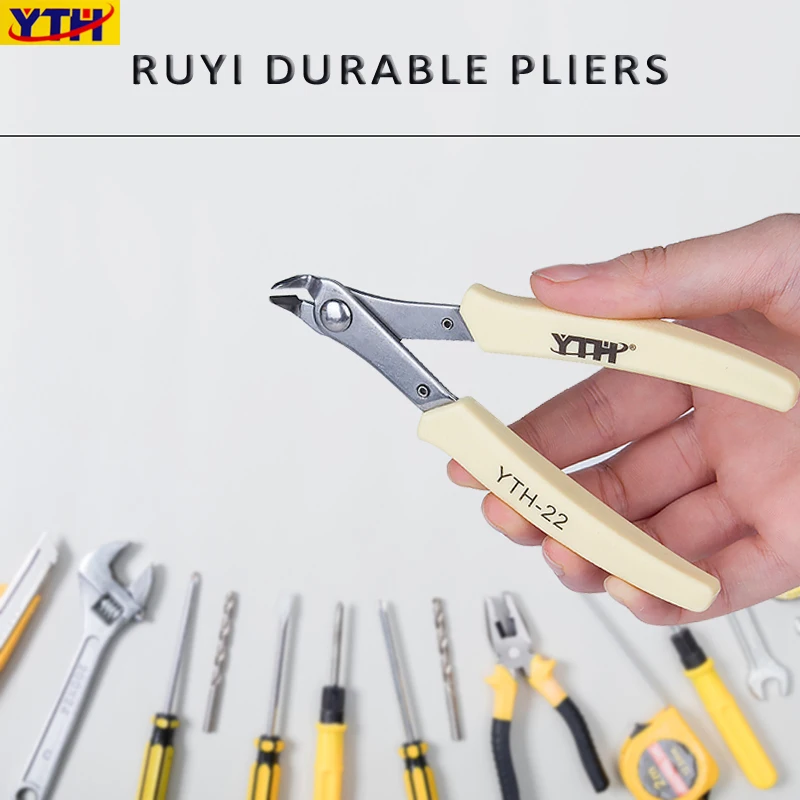 YTH Cắt Túi Đeo Chéo Kìm Kềm Bên Snip Cáp Dao Cắt Dây Kẹp YTH-22 5 "Điện Tử Mini Cầm Tay Công Cụ Cắt