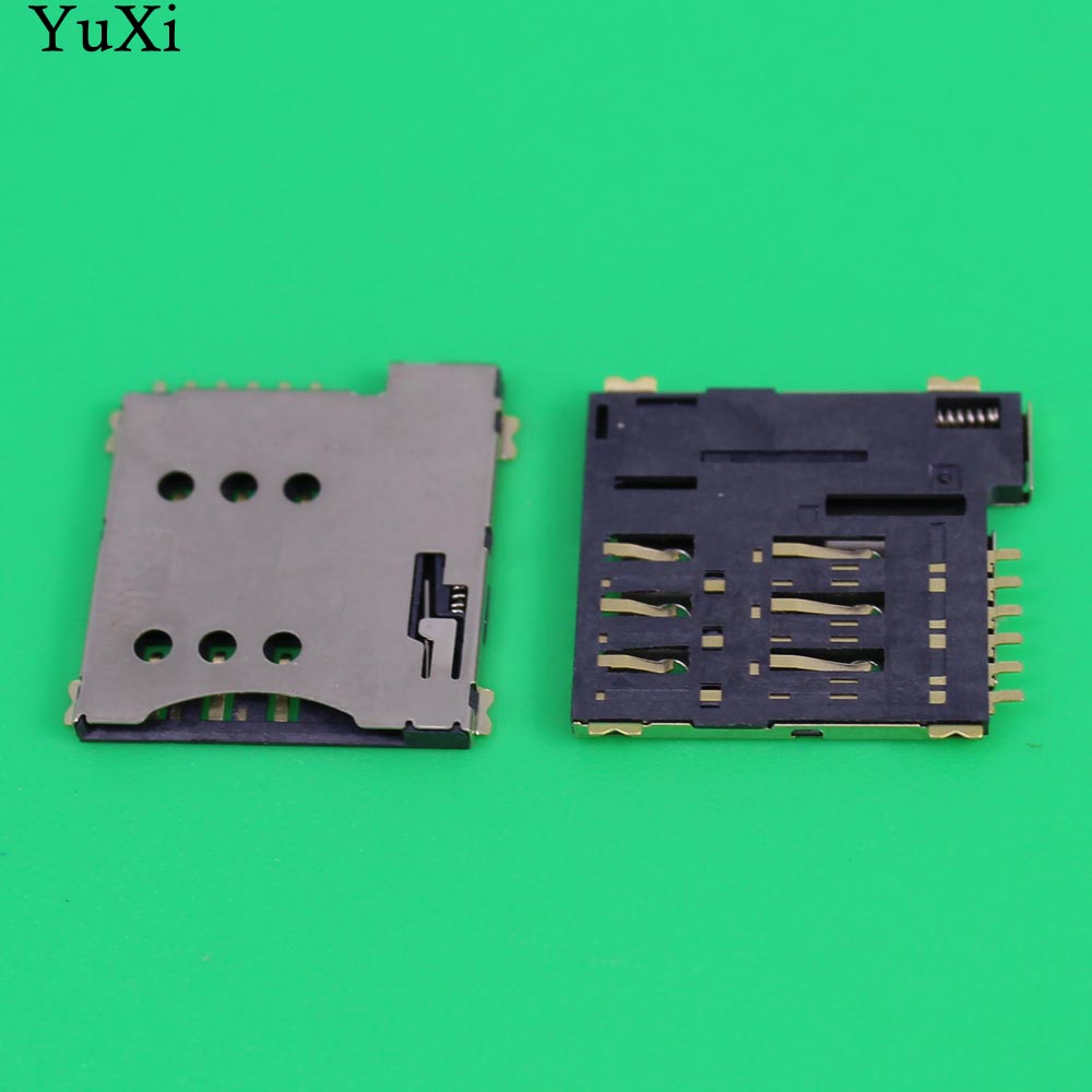YuXi 6pin Push Micro Sim Card Socket Holder Slot Ersatzstecker