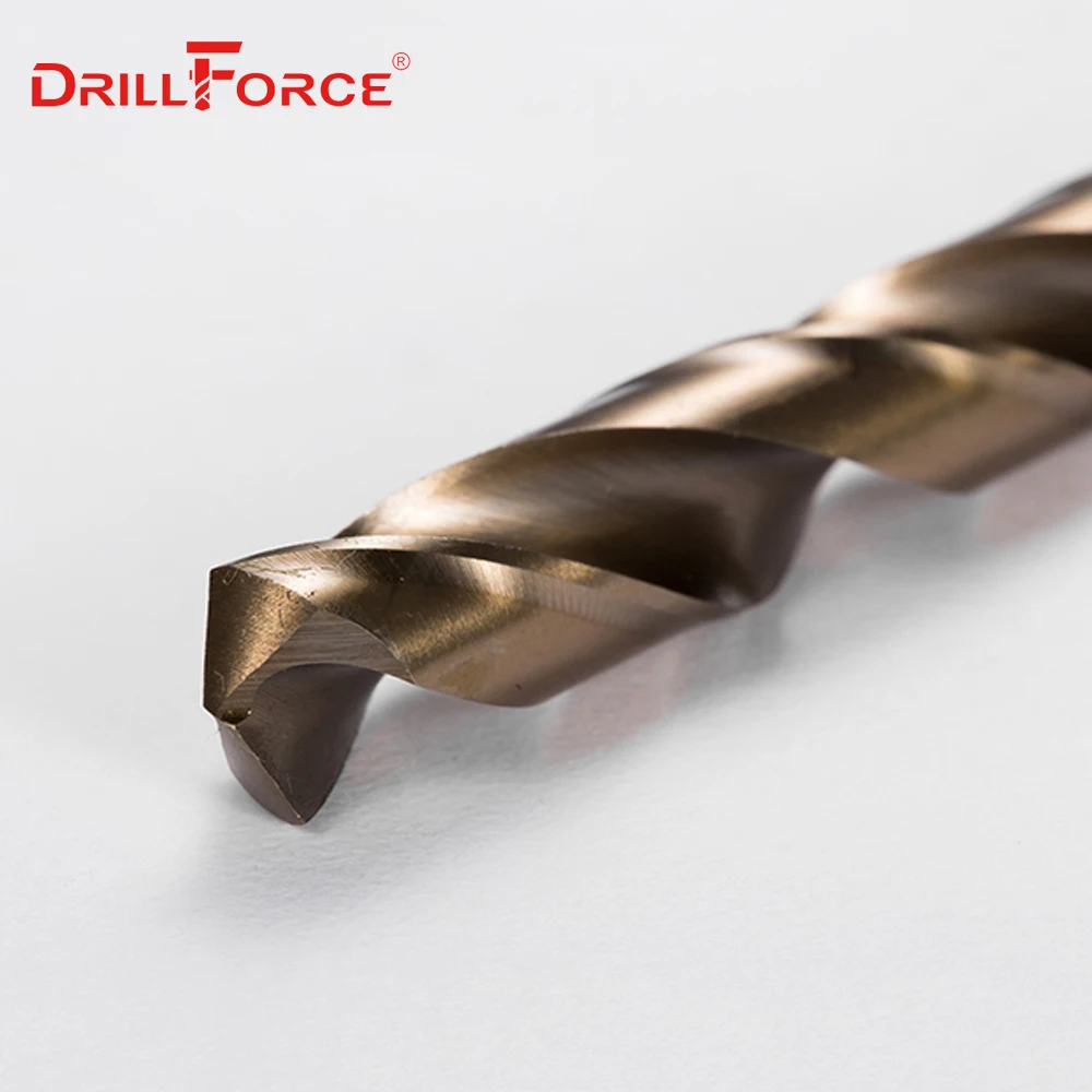Drillforce Dụng Cụ M42 Coban Bộ Mũi Khoan, HSS-CO Bộ Mũi Khoan 0.5-10MM, cho Khoan Trên Thép Cứng, Đúc Sắt & Thép Không Gỉ