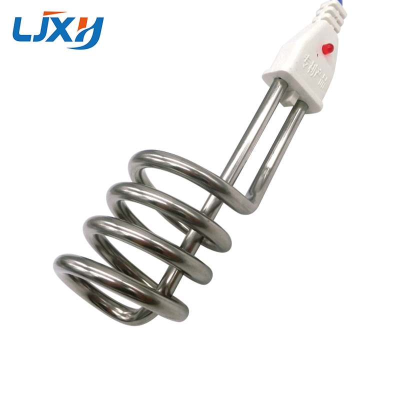 LJXH ไฟฟ้า Immersion เครื่องทำน้ำอุ่น 220V แบบพกพาสแตนเลสความร้อนท่อสำหรับถัง 2000 W/2500 w/3000 W/3500 W