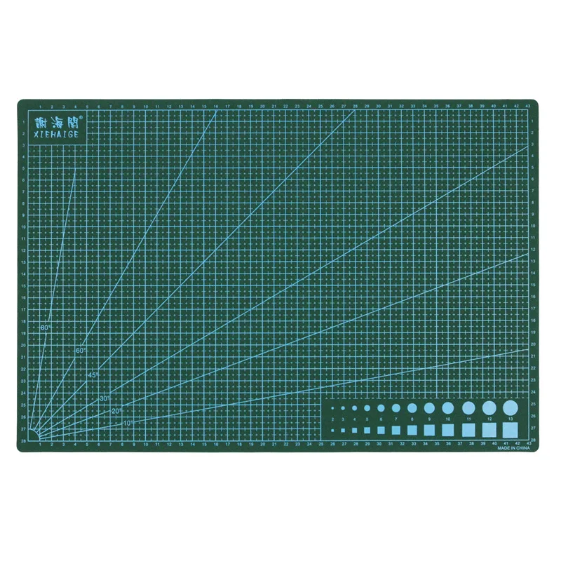 A3 Double Sided Self Healing 5 Layers Cutting Mat Metric/Imperial 45cmx 30cm Quilting Ruler Suitable For Paper Card Fabric Cra