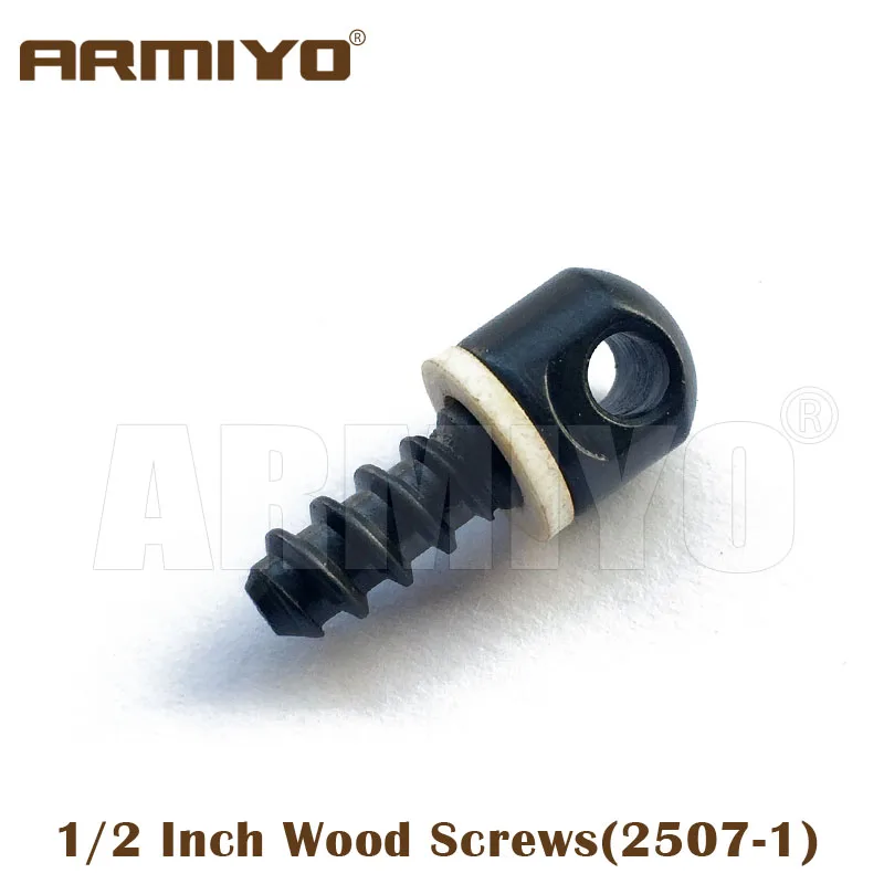 Armiyo Tactical 1/2 "3/4" śruby do drewna pasują do większości dwójbiegunów myśliwskich i akcesoriów do strzelania