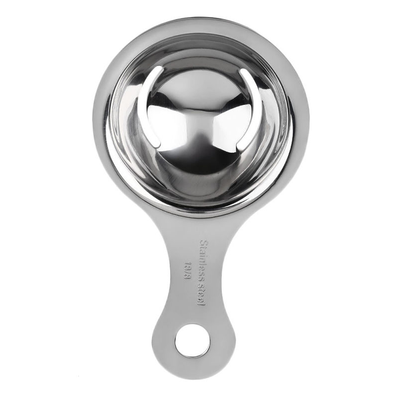 Separador de clara de huevo, herramientas de acero inoxidable, filtro de yema de huevo, accesorios de cocina, embudo de separación, utensilios divisores de cuchara