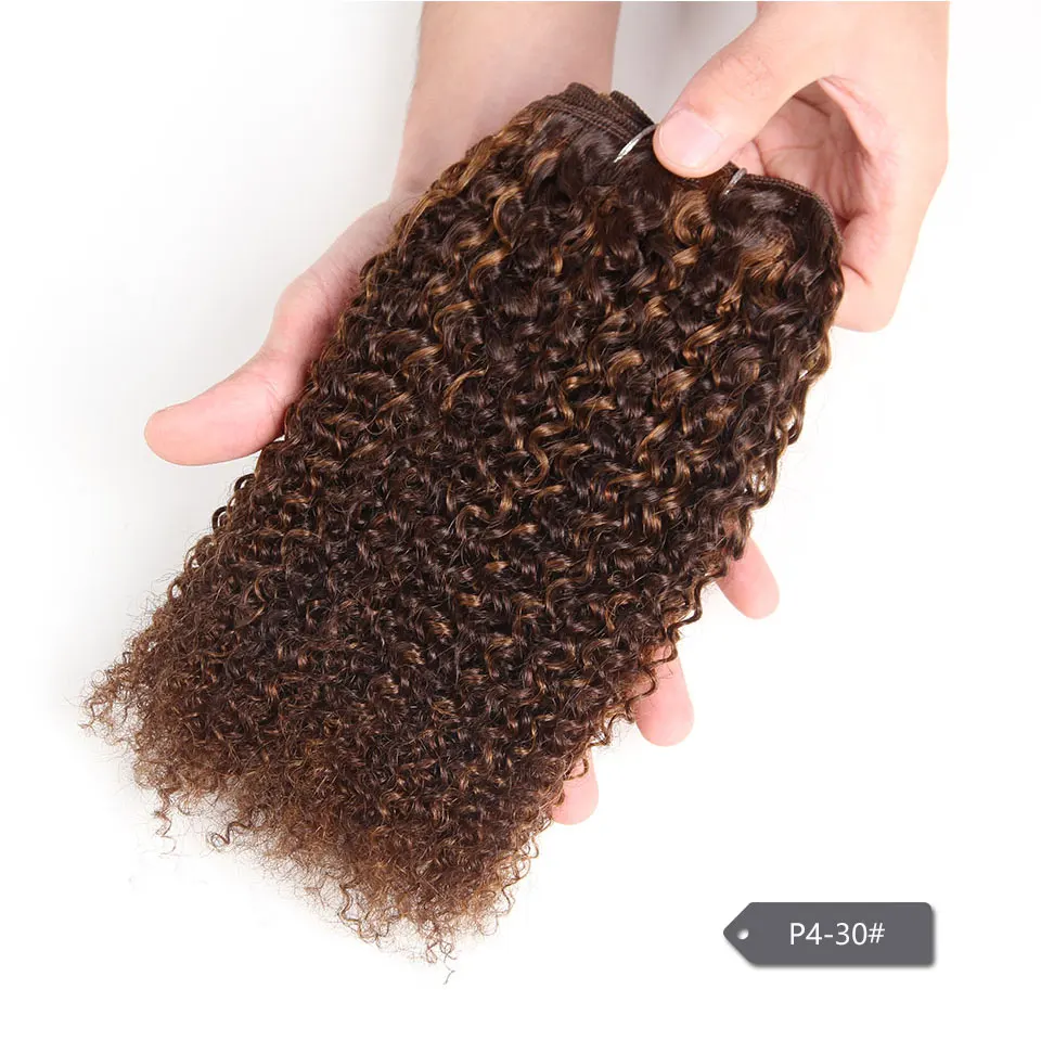 レミーナチュラルモンゴルアフロカーリーウィーブ,シェーディング,# p4/27 # f4/30 # p4/30,ヘアエクステンション,1ピース,プロモーション