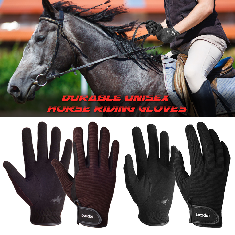 Luvas profissionais de equitação para homens e mulheres, equestre, cavalgada