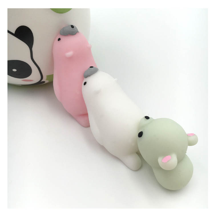 フワフワ動物抗ストレスおもちゃ粘着スクイーズおもちゃかわいい抗ストレスボール Abreact ソフト粘着ストレスリリーフ面白いおもちゃ子供のため