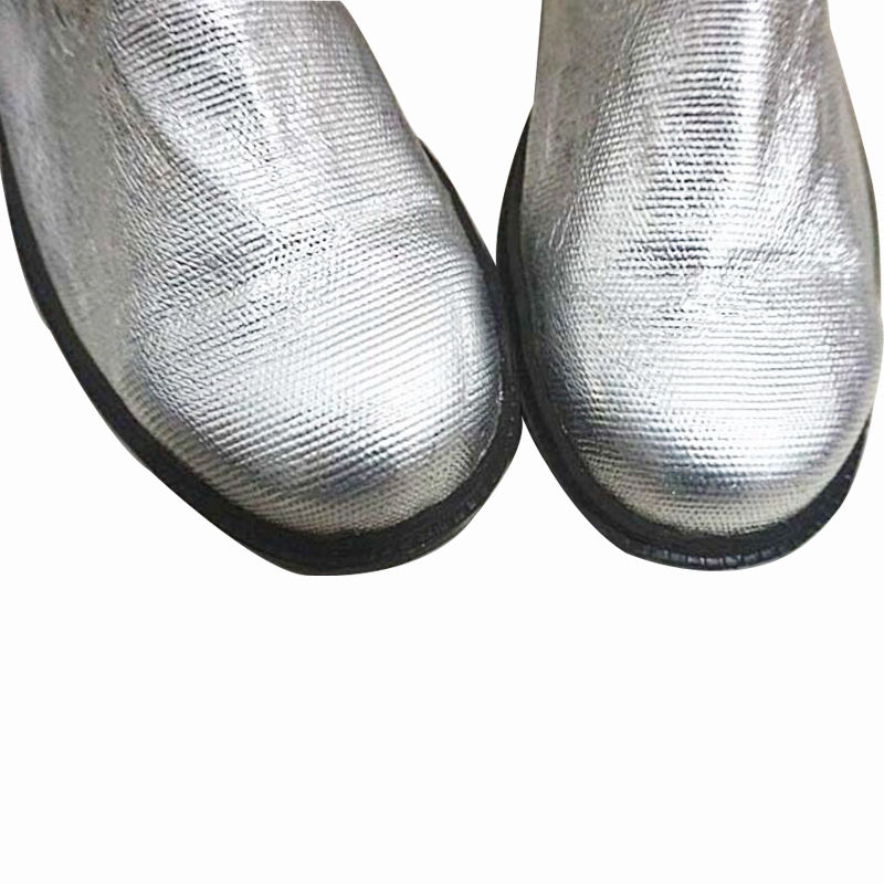 Composite Aluminium Foil Insulating Fire Fighting Safety Boots Heat Proof Shoes High Temperature Work Thermal Radiation Protect