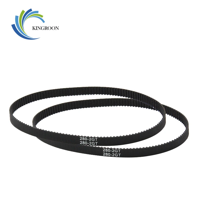 GT2 ปิด Loop Timing Belt ยาง 2GT 6 มม.3D เครื่องพิมพ์ 110 112 122 158 200 280 300 400 610 852 มม.Synchronous เข็มขัด Part