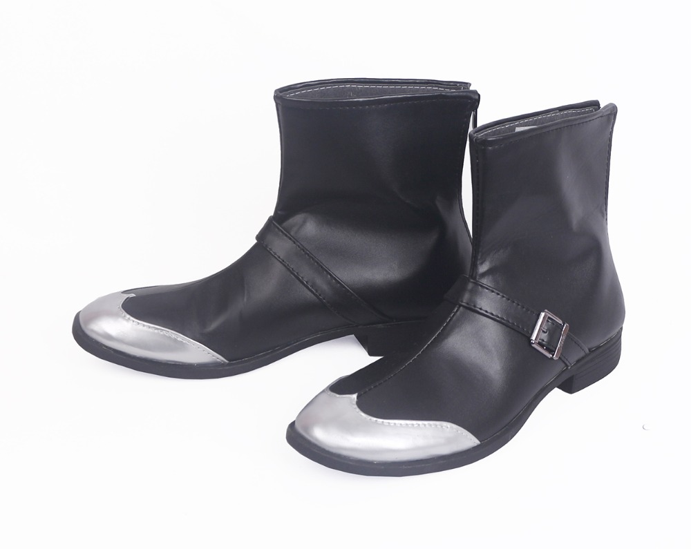 Sepatu Cosplay Goro Maima Sepatu Boots Cosplay Yakuza Majima Goro Sepatu Hitam Properti Cosplay Karnaval Halloween Berbagai Ukuran