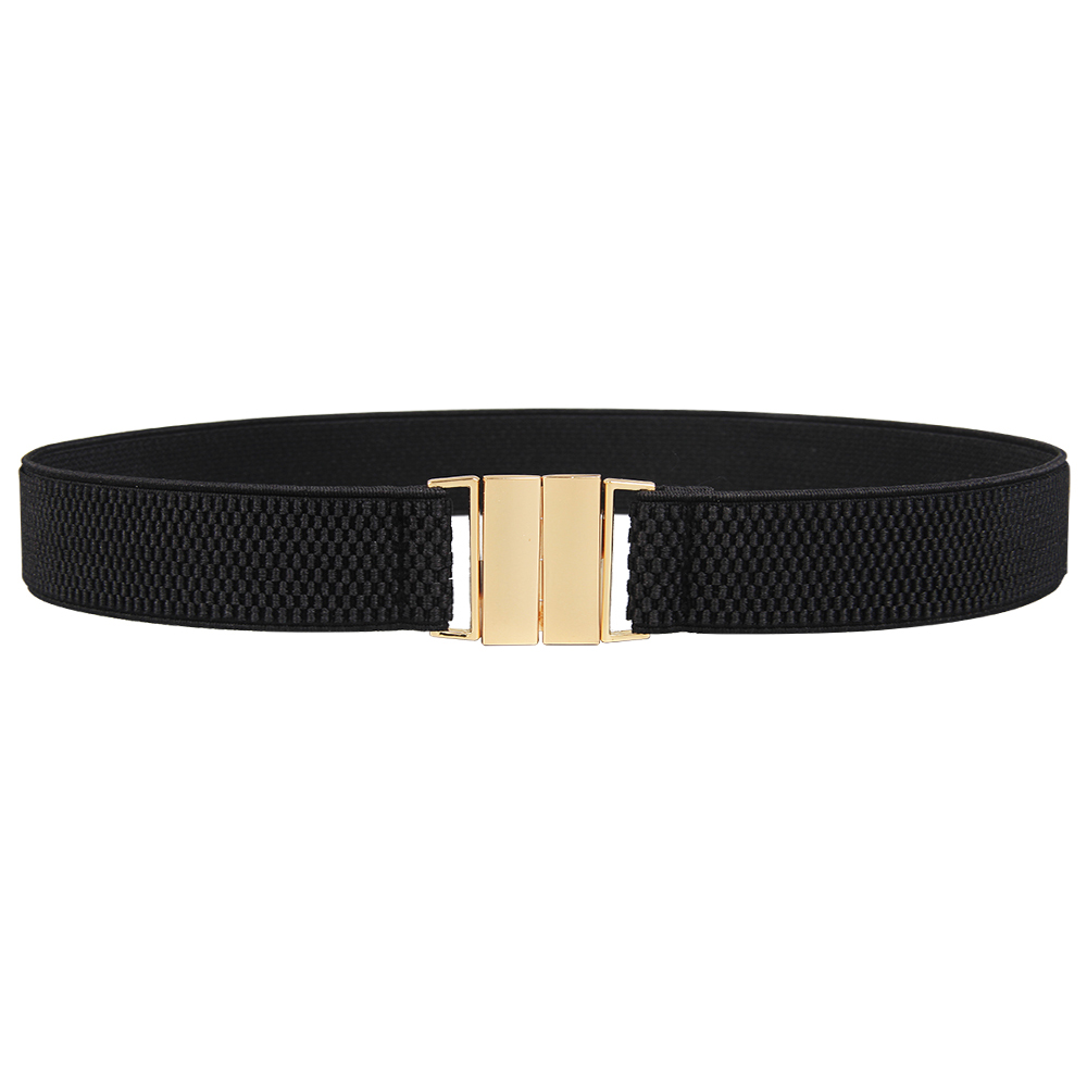 Mode frauen cummerbunds Breiten Gürtel Rot Elastische Feste Beiläufige hochzeit Taille gold schnalle Gürtel Stretchy Bund für Dame Kleid