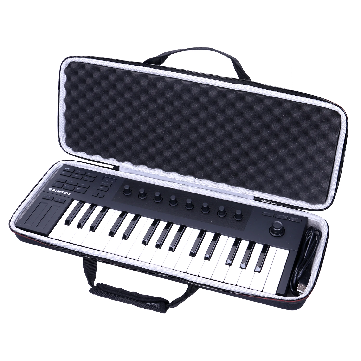เคสLTGEM EVAกันน้ําสําหรับNative Instrument Komplete Kontrol M32 Controllerคีย์บอร์ด