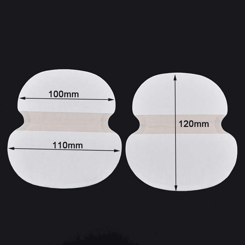 100X (50 ペア) 夏消臭綿パッド脇の下脇汗パッドドレス使い捨てストップ汗シールドガード腹筋ビッグサイズ